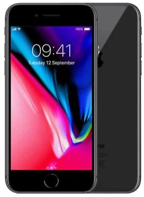 Iphone 8 64 gb with new screen protector and popular case