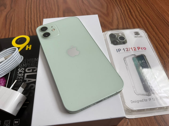 Apple iPhone 12 128GB Green (As New) New Battery - Refurbished 'Free Case, Screen Protector & Shipping'