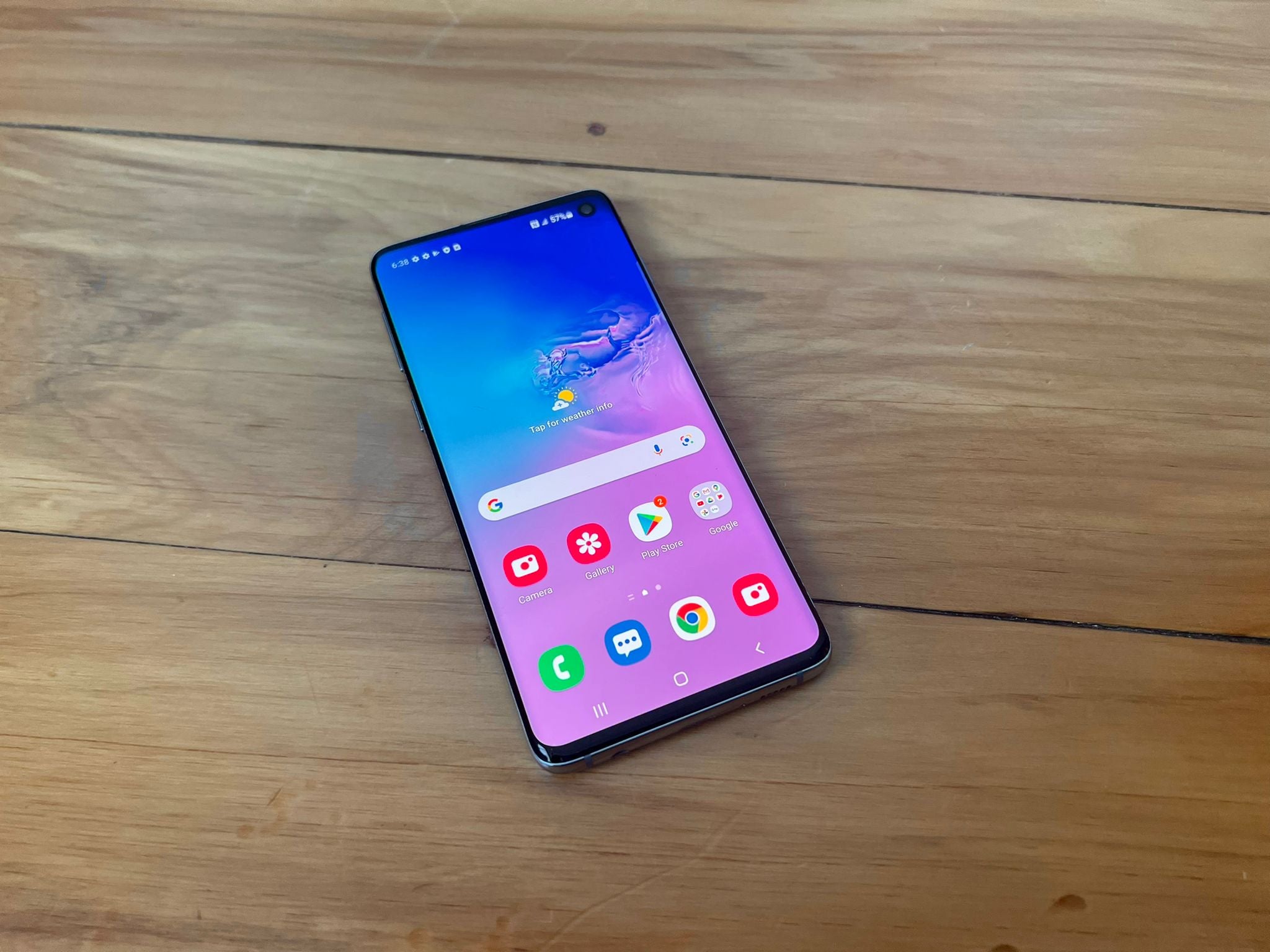 Samsung Galaxy S10 512GB 8GB SM-G973U Prism Blue - New Case, Glass Screen Protector (Like New)