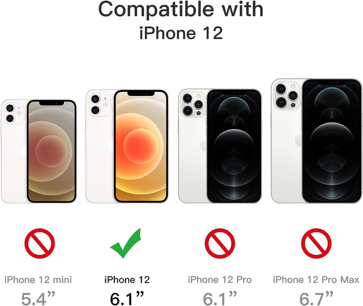 3 in 1 Combo - Case, Screen Protector & Camera Lens Protector for iPhone 12 *Free Shipping*