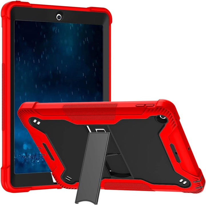 Apple iPad 5, 6, Air 2 (9.7 inch) Blue Shockproof Rugged Case with Kickstand