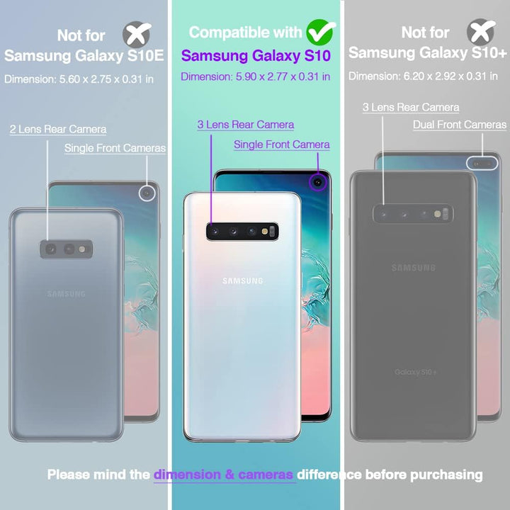 Samsung Galaxy S10 Tough Hybrid Clear Case