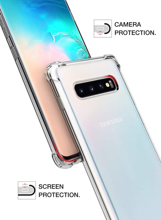 Samsung Galaxy S10 Plus Tough Hybrid Clear Case