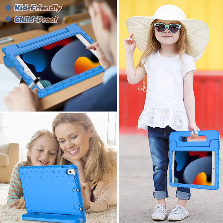 Shockproof Case w Handle & Stand for iPad 9th / 8th / 7th Gen & iPad Air 3 10.5 inch (Blue) *Free Shipping*