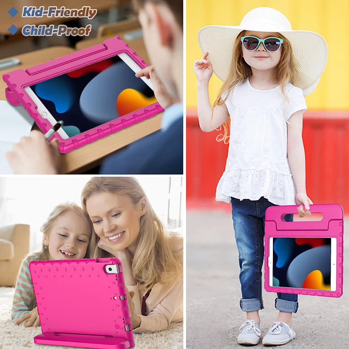 Shockproof Case w Handle & Stand for iPad 9th / 8th / 7th Gen & iPad Air 3 10.5 inch (Pink) *Free Shipping*