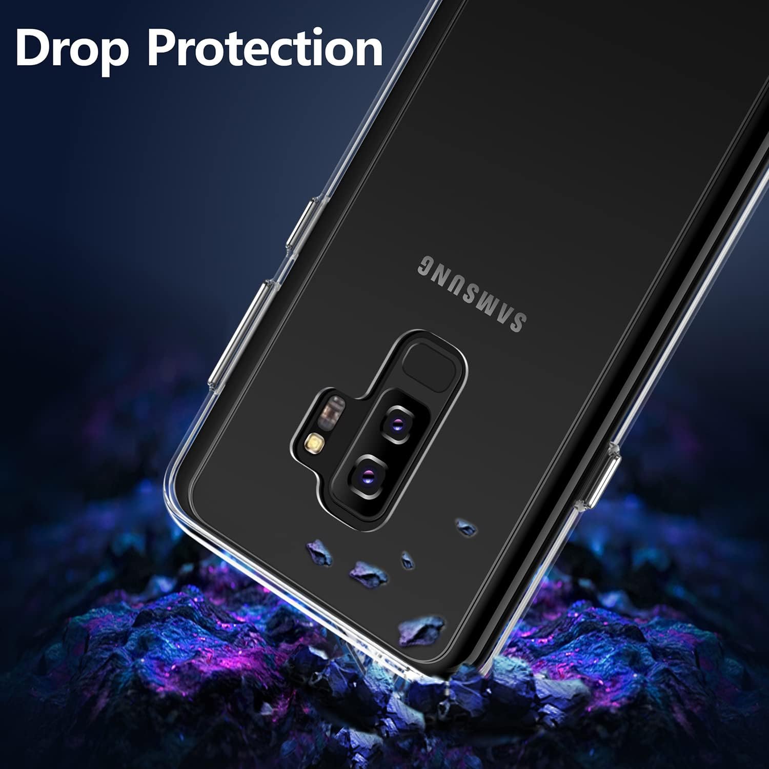 Samsung Galaxy S9 Plus Tough Hybrid Clear Case