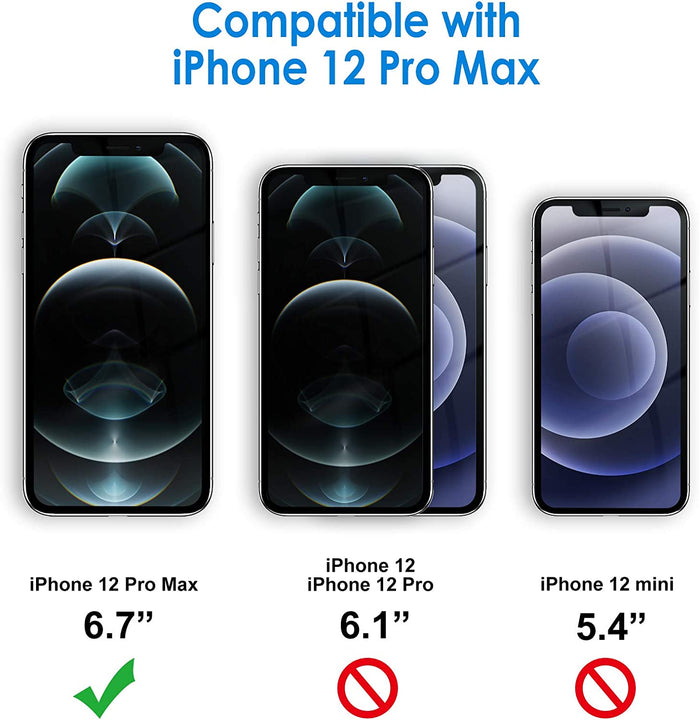 iPhone 12 Pro Max Tough Hybrid Clear Case