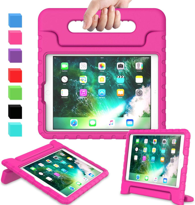 iPad 9.7 inch Shockproof Case w Handle & Stand (Pink) *Free Shipping*