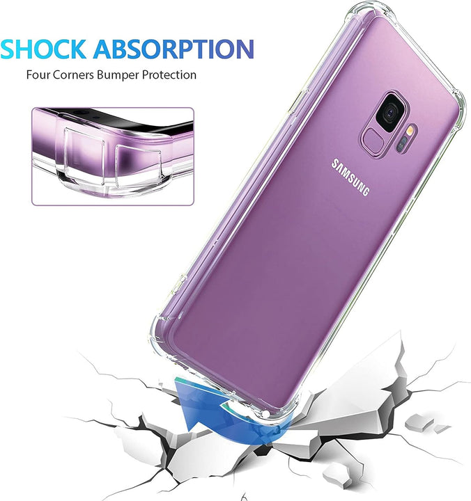 Samsung Galaxy S9 Tough Hybrid Clear Case