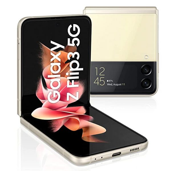 Samsung Galaxy Z Flip3 5G 256GB 8GB Black SM-F711B - Good Condition With Case