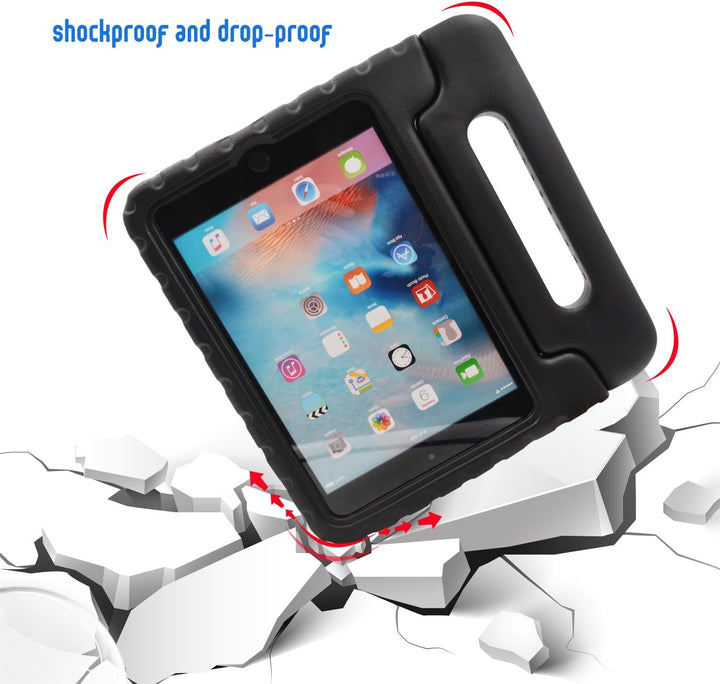 Shockproof Handle case with Stand for iPad Mini 1/2/3/4/5 with 7.9 inch Screen (Black)