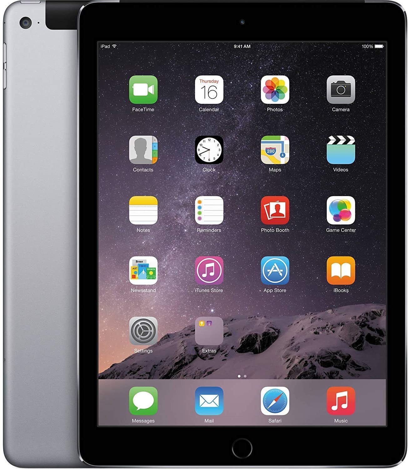 Apple iPad Air 2 64GB WiFi Space Gray - New Screen Protector, Box (Exc)