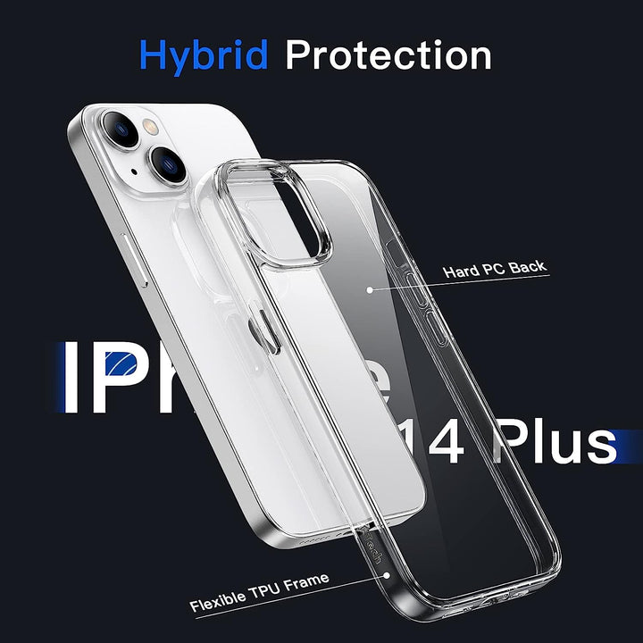 iPhone 14 Plus Tough Hybrid Clear Case