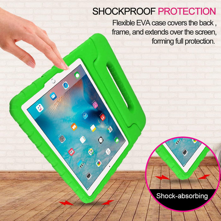 iPad 9.7 inch Shockproof Case w Handle & Stand (Green) *Free Shipping*