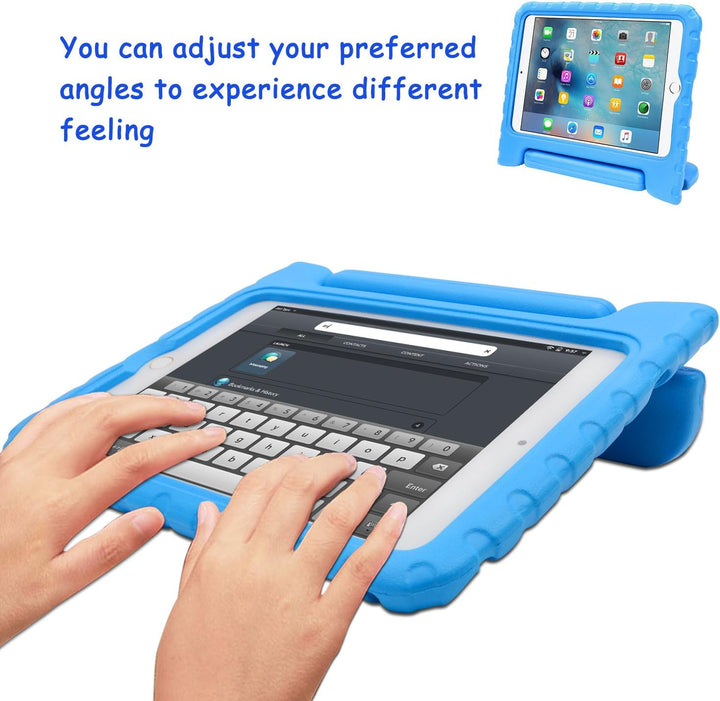 Shockproof Handle case with Stand for iPad Mini 1/2/3/4/5 with 7.9 inch Screen (Blue)