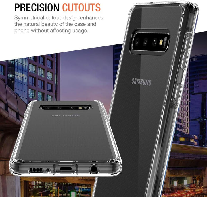 Samsung Galaxy S10 Tough Hybrid Clear Case