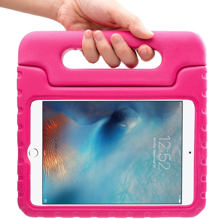 Shockproof Handle case with Stand for iPad Mini 1/2/3/4/5 with 7.9 inch Screen (Pink)