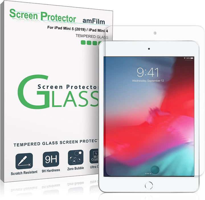 Premium Tempered Glass Screen Protector - Apple iPad Mini 4 & Mini 5 - 7.9 inch Screen