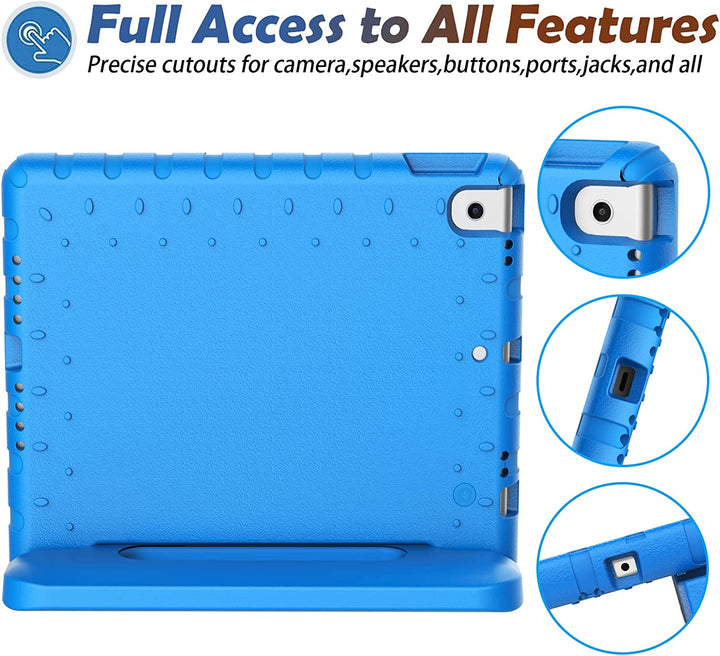 Shockproof Case w Handle & Stand for iPad 9th / 8th / 7th Gen & iPad Air 3 10.5 inch (Blue) *Free Shipping*