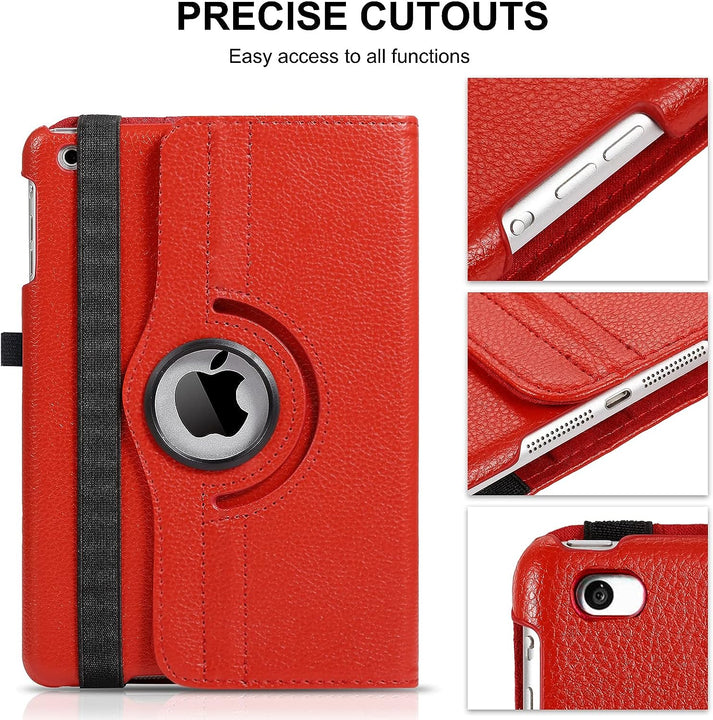 Kickstand Book Case for iPad Mini 5/4 Gen 7.9 inch (RED) *Free Shipping*