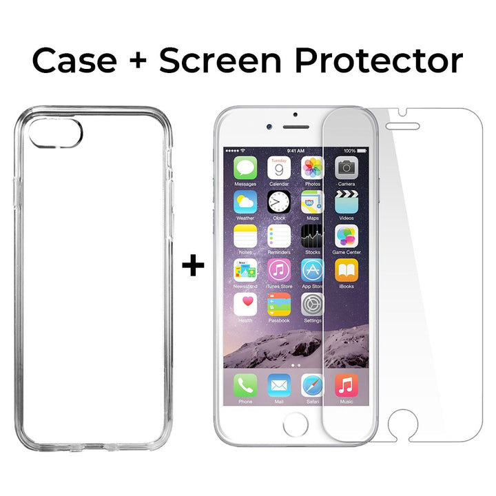 2 in 1 Combo - Case & Screen Protector for iPhone 8 Plus & 7 Plus *Free Shipping*