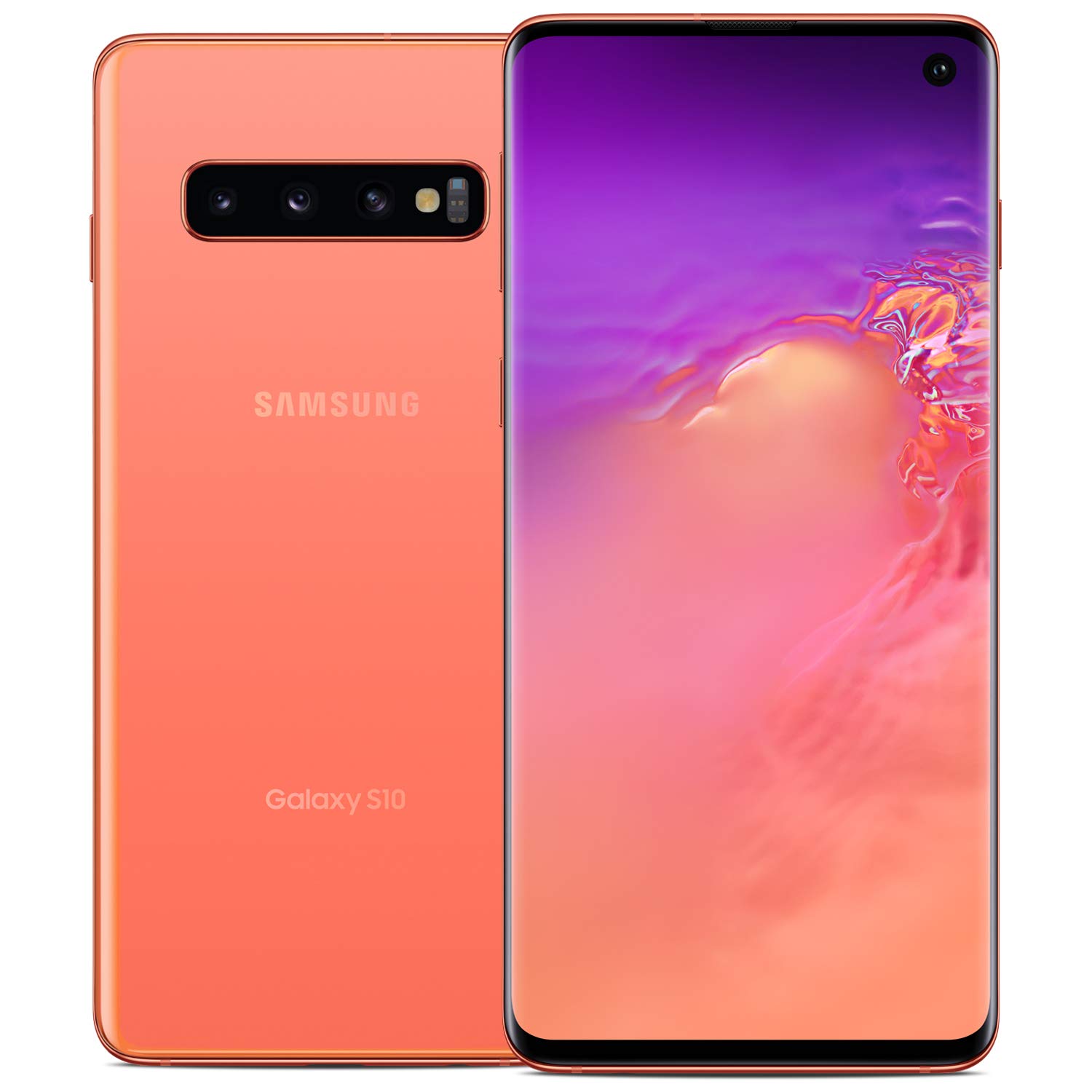 Samsung Galaxy S10 128GB 8GB Flamingo Pink - New Case, Glass Screen Protector (As New)