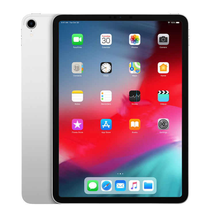 Apple iPad Pro 11 inch 2018 256GB Silver Wi-Fi - Screen Protector & Free Shipping (As New)