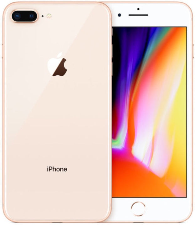 Apple iPhone 8 Plus 64GB Gold - New Case, Screen Protector (Good)