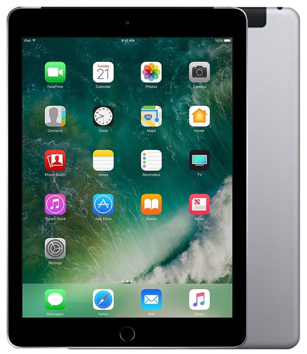 Apple iPad 5 128GB Wifi & Cellular 3G/4G Space Gray (As New) With New Battery, Screen Protector & Shipping