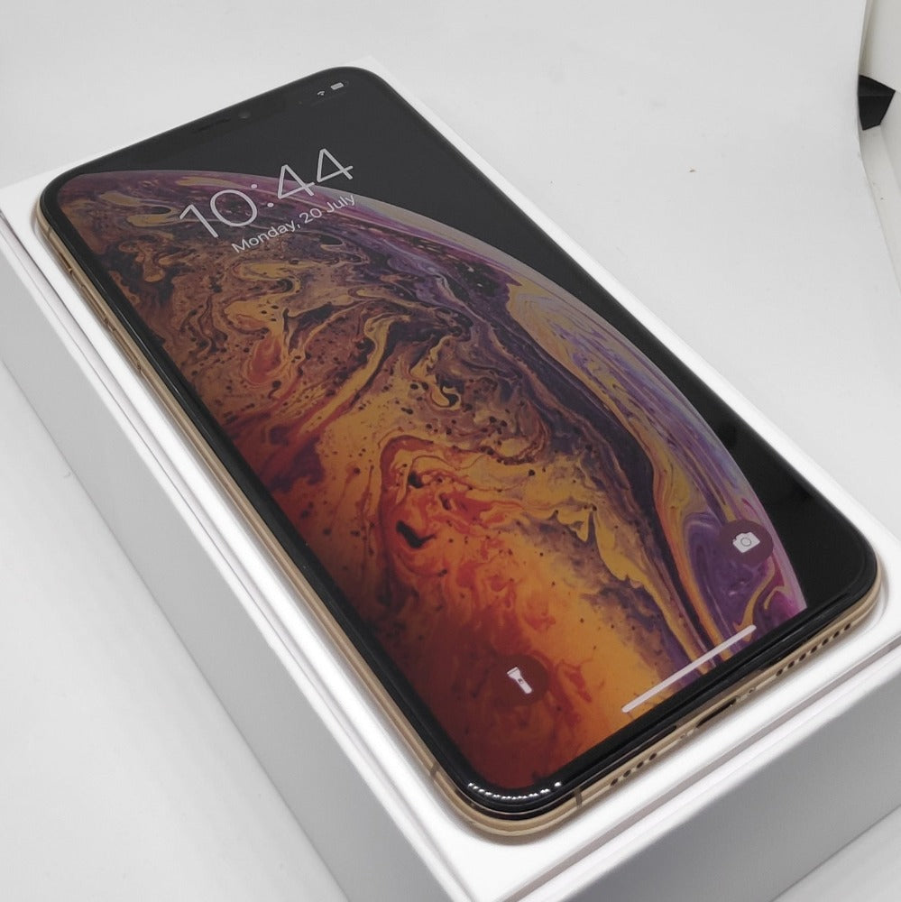 Apple iPhone XS Max 64GB Gold - New Battery, Case & Glass Screen Protector (As New)