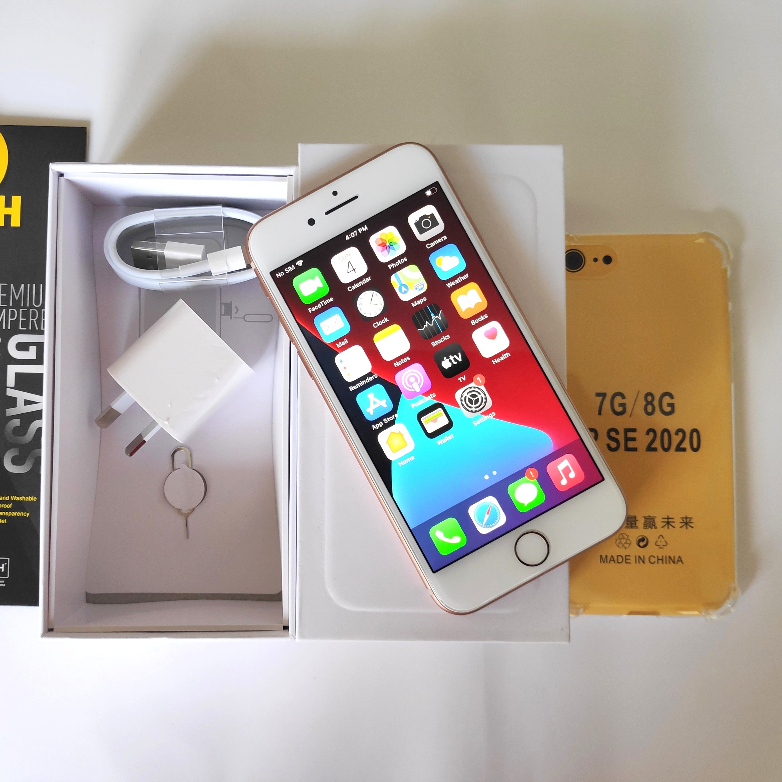 Apple iPhone 8 64GB Gold - New Battery, Case, Screen Protector (Exc)