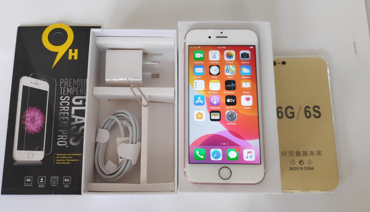 Apple iPhone 6S 16GB Rose Gold - New Battery, Case, Screen Protector & Shipping (Exc)