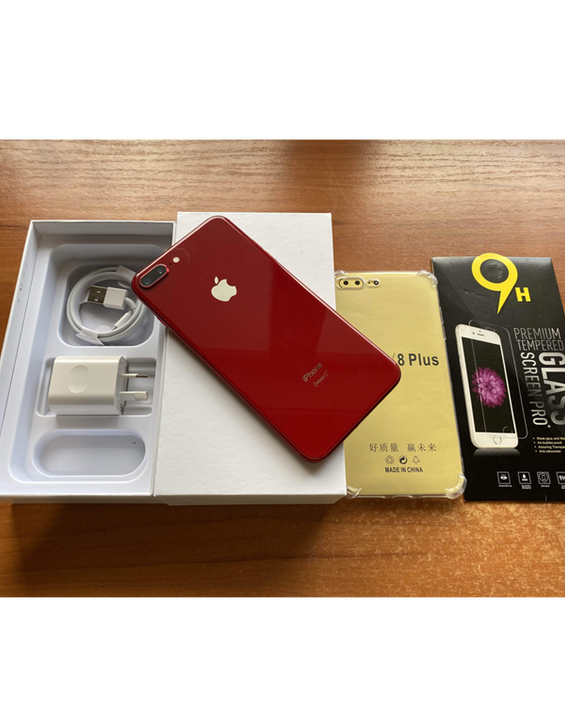 Apple iPhone 8 Plus 64GB Product Red - New Case, Screen Protector (Exc)