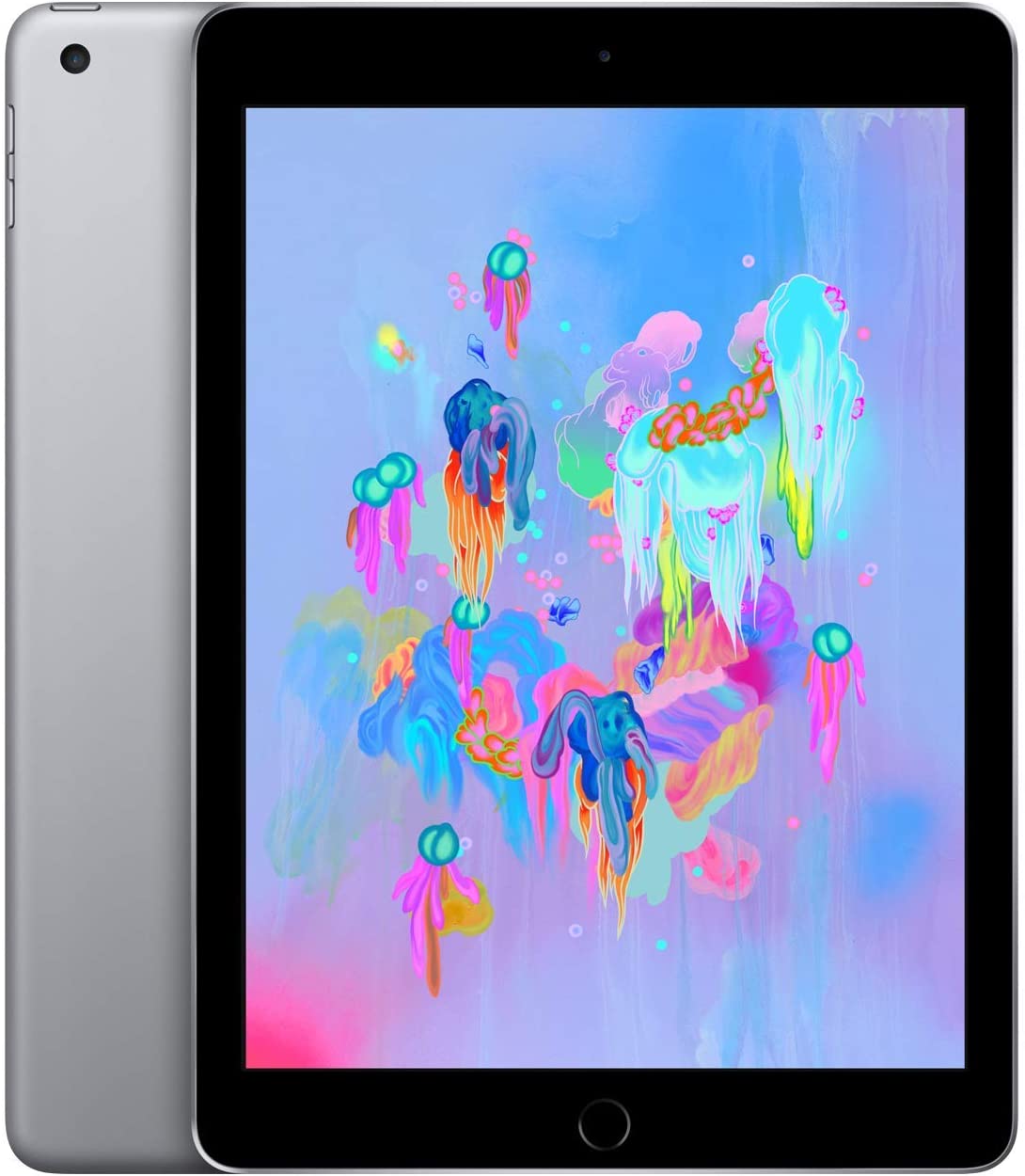 Apple iPad 6th Gen 128GB Wi-Fi Space Gray - New Screen Protector (Exc)