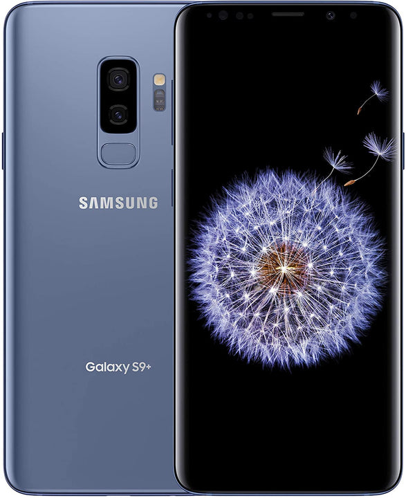 Samsung Galaxy S9 Plus 64GB Blue - New Case, Screen Protector (Excellent)