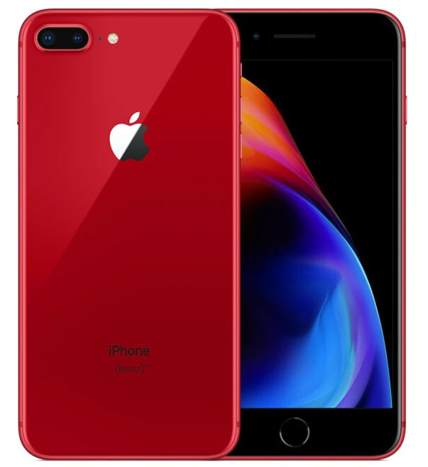 Apple iPhone 8 Plus 64GB Product Red - New Battery, Case, Screen Protector (Good)