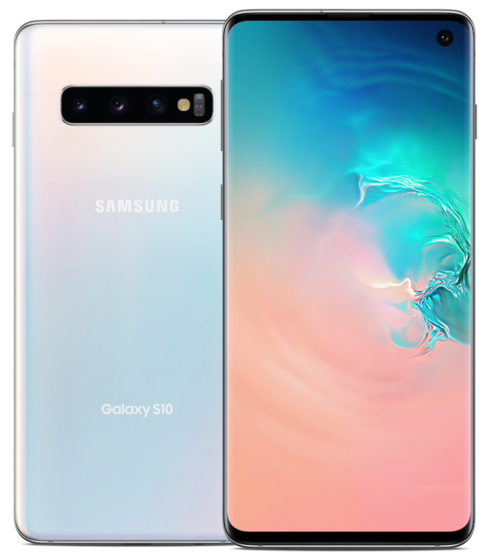 Samsung Galaxy S10 512GB 8GB SM-G973U Prism White - New Case, Glass Screen Protector & Shipping  (Like New)